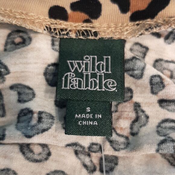 Wild Fable Tan Animal Print Dress - Picture 5 of 9